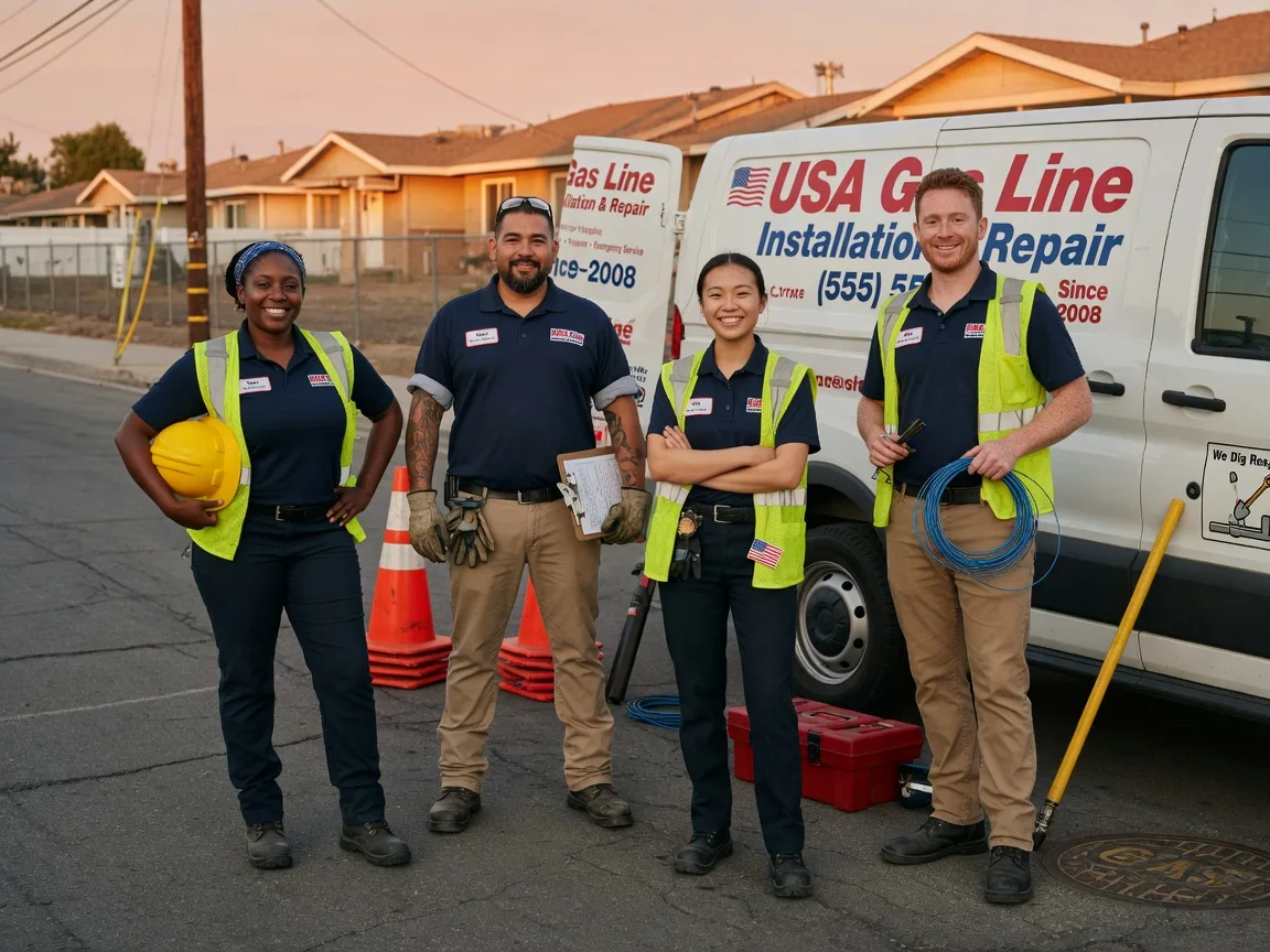 Gas Line Installation company in Longville, LA